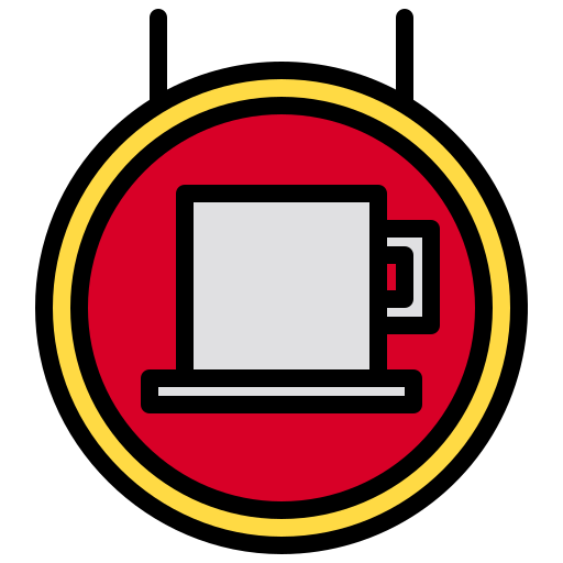커피 샵 xnimrodx Lineal Color icon