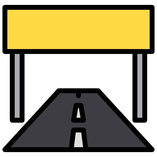 autostrada xnimrodx Lineal Color icona