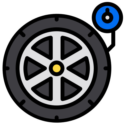 Tire pressure xnimrodx Lineal Color icon