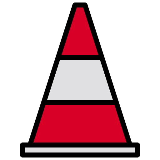 cono de tráfico xnimrodx Lineal Color icono