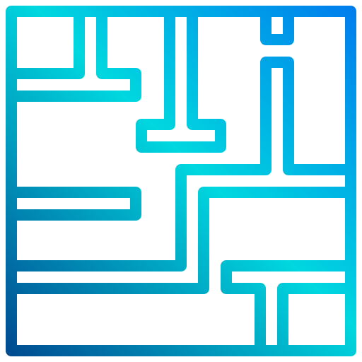 Maze xnimrodx Lineal Gradient icon