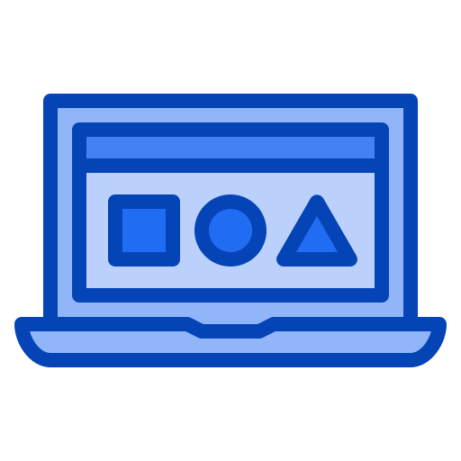 ウェブデザイン Generic Blue icon