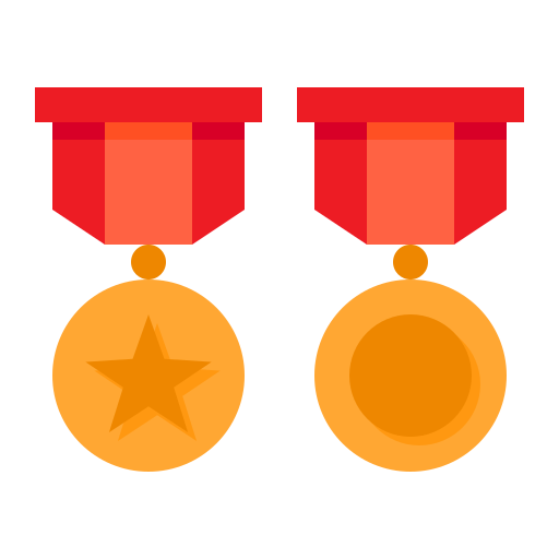 medalla itim2101 Flat icono