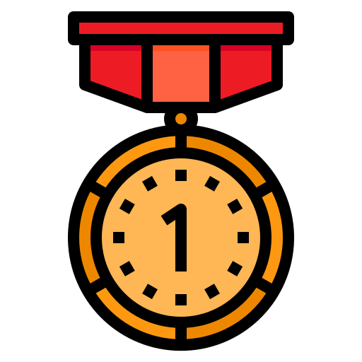 medal itim2101 Lineal Color ikona