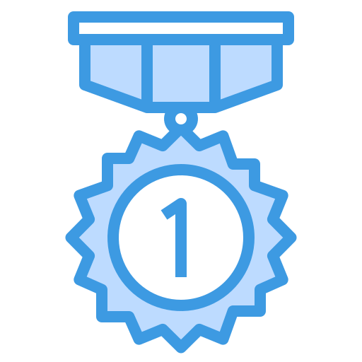 medalla itim2101 Blue icono