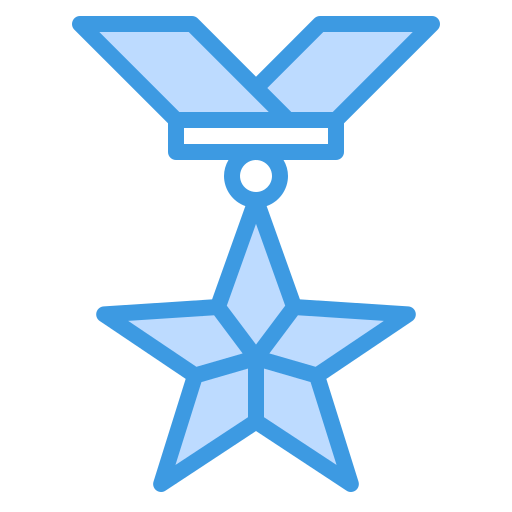 medalha itim2101 Blue Ícone