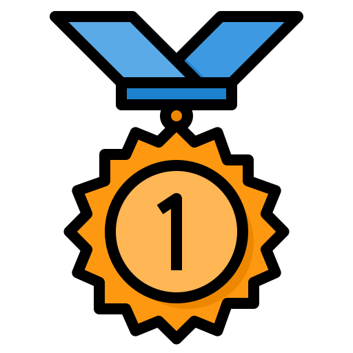 medal itim2101 Lineal Color ikona
