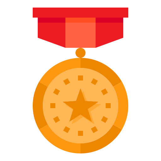 medalla itim2101 Flat icono