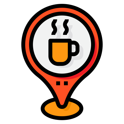 coffeeshop itim2101 Lineal Color icoon