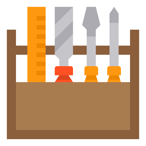 caixas de ferramentas itim2101 Flat Ícone