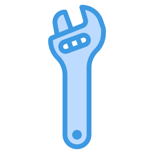 Wrench itim2101 Blue icon