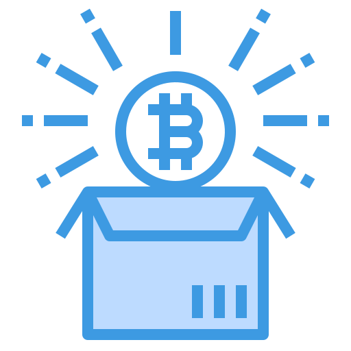 bitcoin itim2101 Blue icon