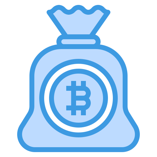 torba z pieniędzmi itim2101 Blue ikona