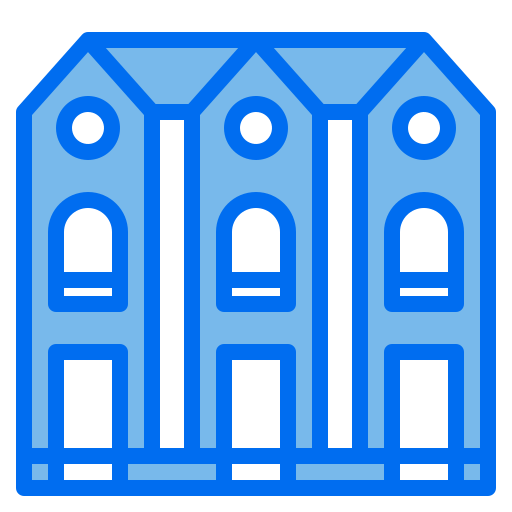 Buildings Payungkead Blue icon