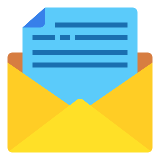 correo electrónico Payungkead Flat icono