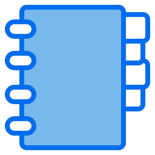 Notebook Payungkead Blue icon