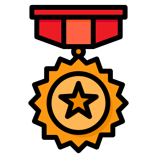 medalla itim2101 Lineal Color icono