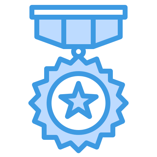 médaille itim2101 Blue Icône