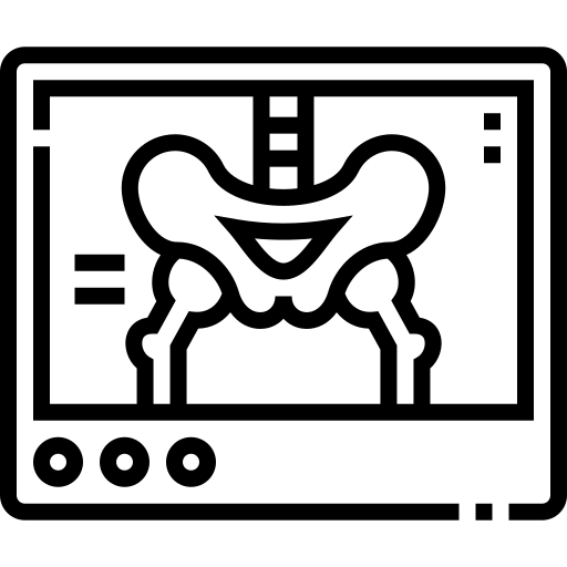 x-stralen Detailed Straight Lineal icoon