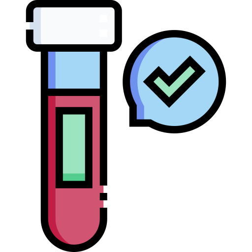 teste de sangue Detailed Straight Lineal color Ícone