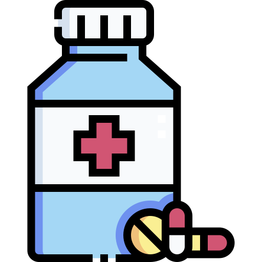 Medicine Detailed Straight Lineal color icon