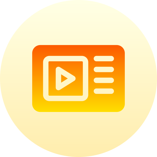 video türsprechanlage Basic Gradient Circular icon