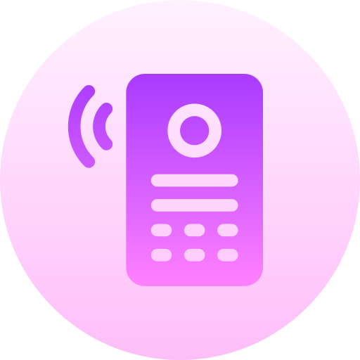 Doorbell Basic Gradient Circular icon