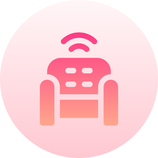 안락 의자 Basic Gradient Circular icon