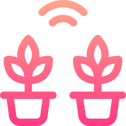 Plant pot Basic Gradient Lineal color icon