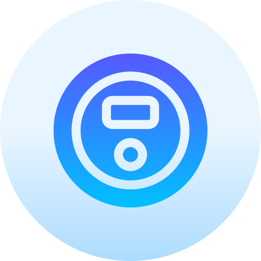 robotervakuum Basic Gradient Circular icon