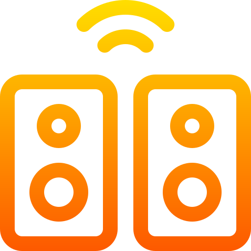 audiosystem Basic Gradient Lineal color icon