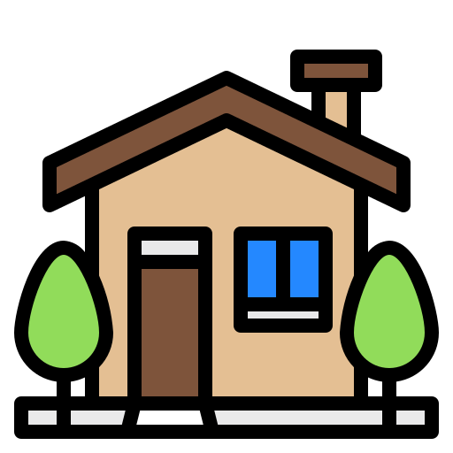 House Payungkead Lineal Color icon