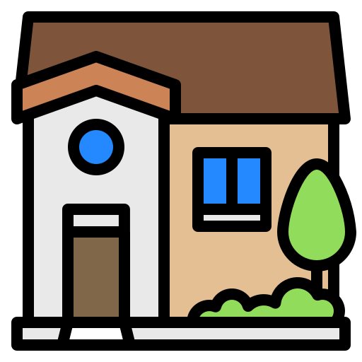 House Payungkead Lineal Color icon