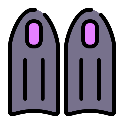 płetwa Generic Outline Color ikona