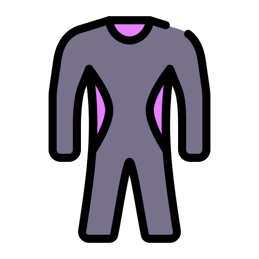Водолазный костюм Generic Outline Color иконка