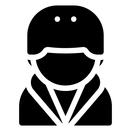 patineur Generic Glyph Icône