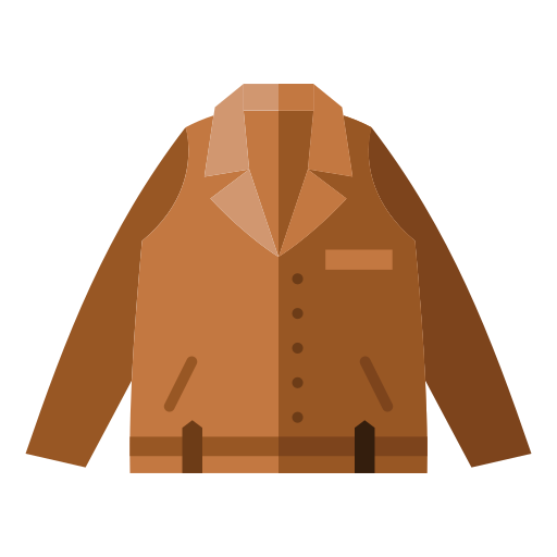 Кожаный пиджак Generic Flat иконка