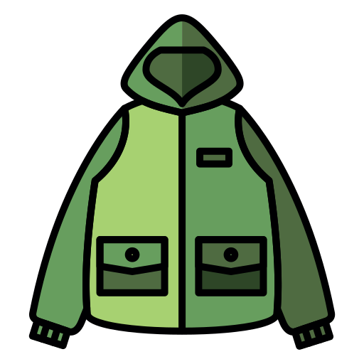 chaqueta Generic Outline Color icono