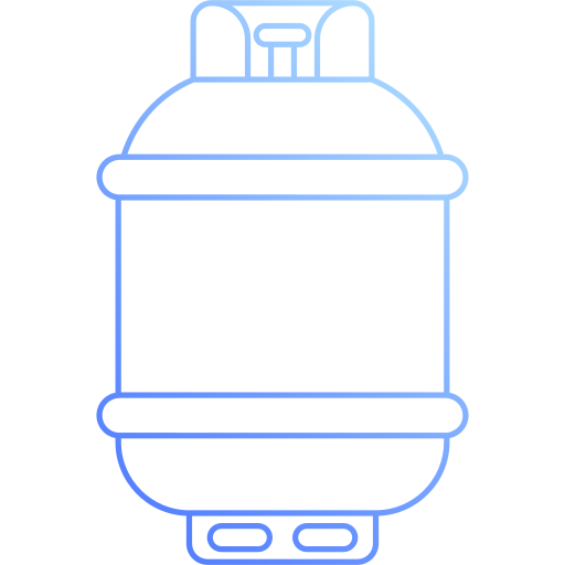 Gas cylinder Generic Gradient icon