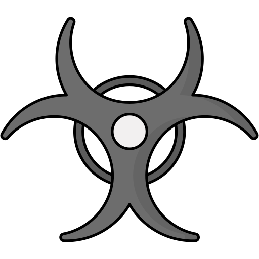 Biohazard Generic Outline Color icon