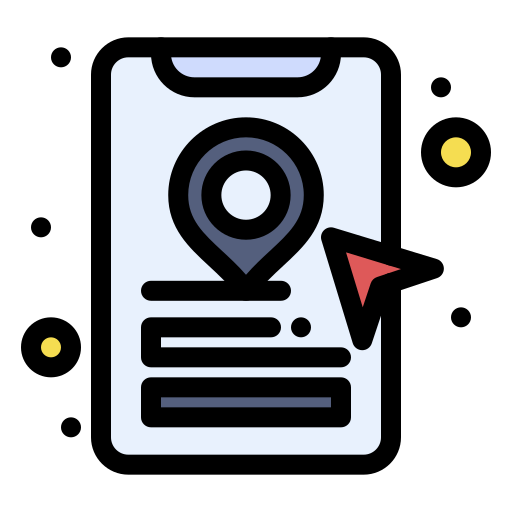 Booking app Flatart Icons Lineal Color icon