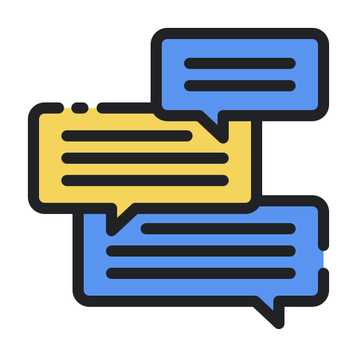 Dialogue Generic Outline Color icon