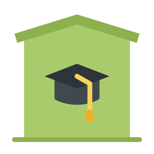 educación en el hogar Generic Flat icono