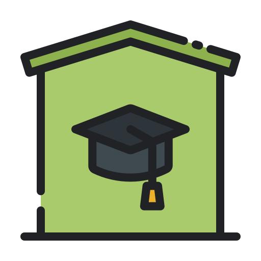 Homeschooling Generic Outline Color icon