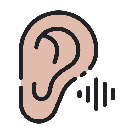 Listening Generic Outline Color icon