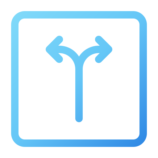 flecha Generic Gradient icono