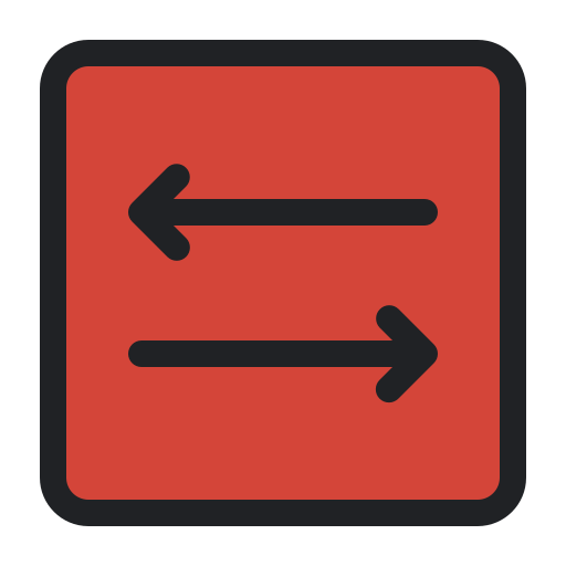 Left right Generic Outline Color icon