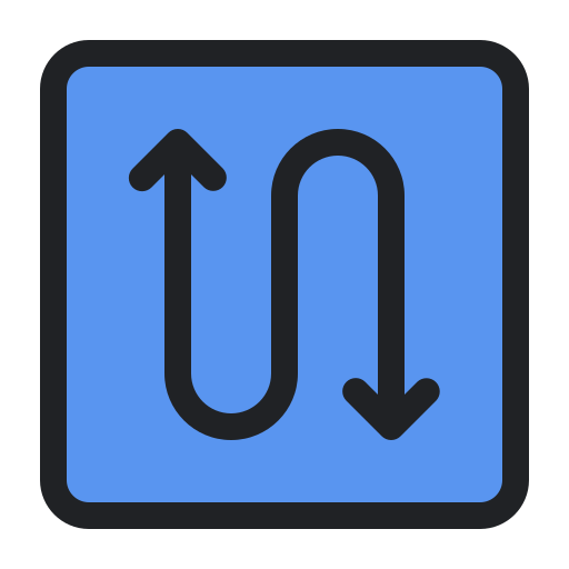 矢印 Generic Outline Color icon