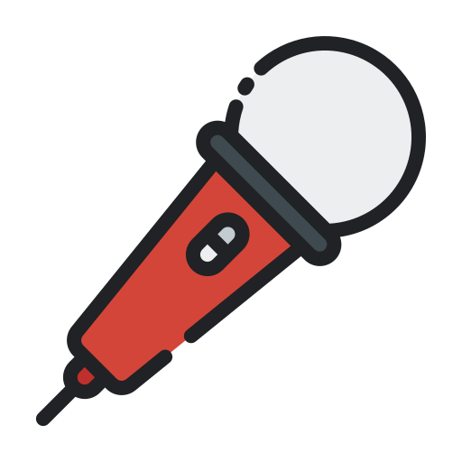 マイクロフォン Generic Outline Color icon