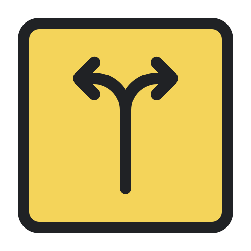 Arrow Generic Outline Color icon